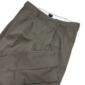 Dockers Easy Khaki Classic Fit Pants Mens 40X34 Gray Pleated New with Tags NWT
